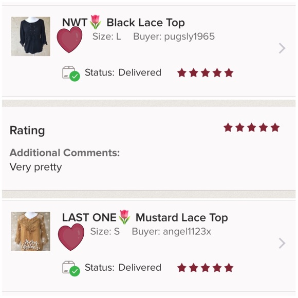 NEW ♡ Gorgeous Lace Top - Picture 5 of 7